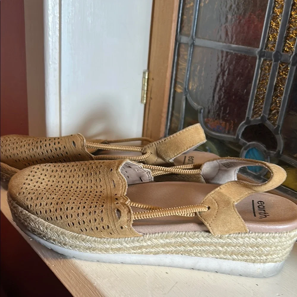 Earth Tan Espadrilles Casual Slip-On